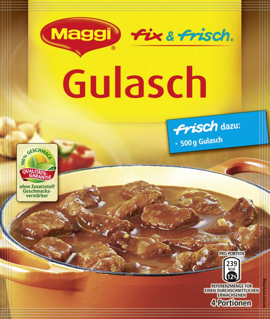 {Maggi fix
4} Maggi Fix Gulasch | {Maggi fix
4}